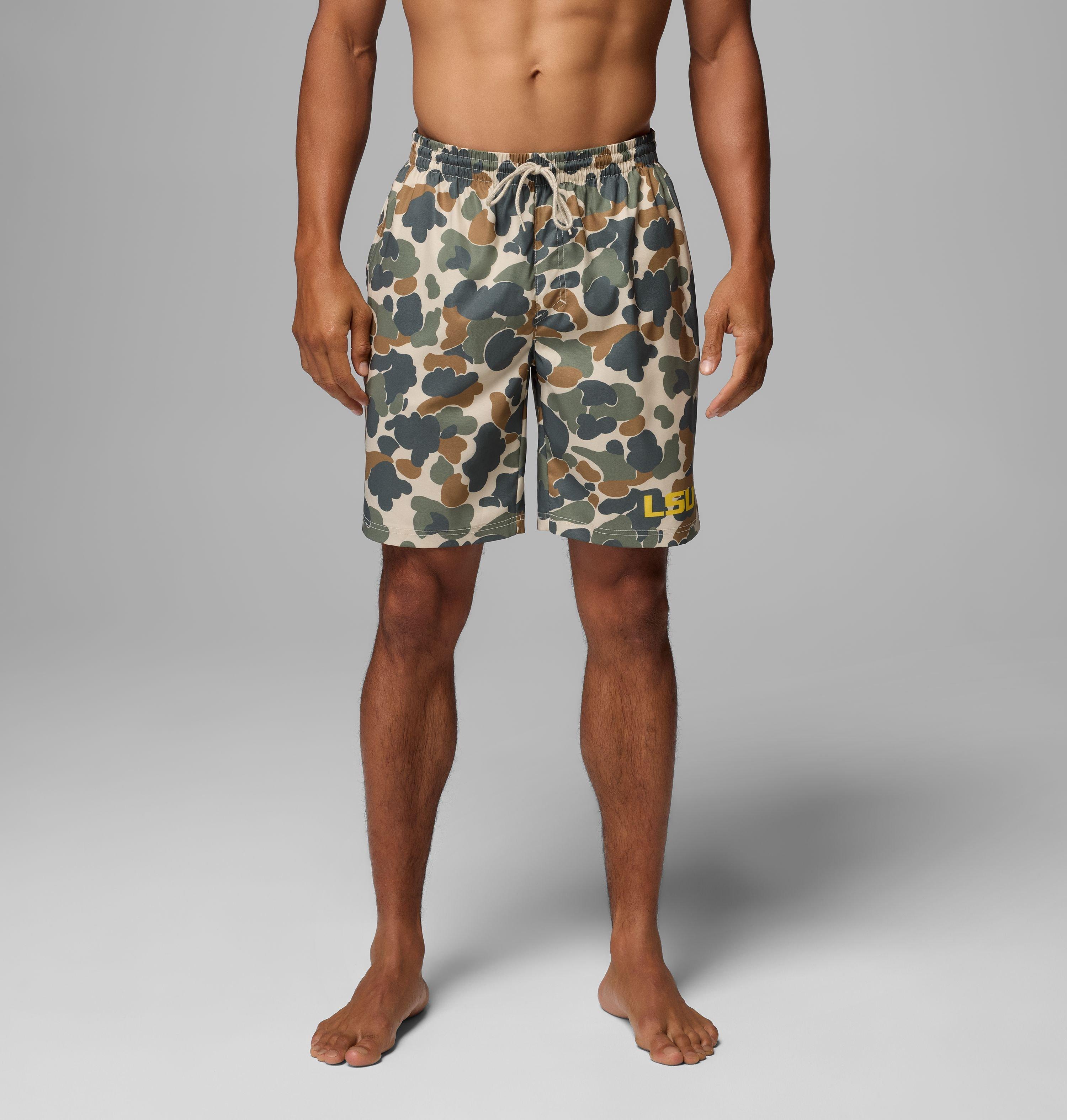 Men's Collegiate PFG Rambler Printed Shorts - LSU