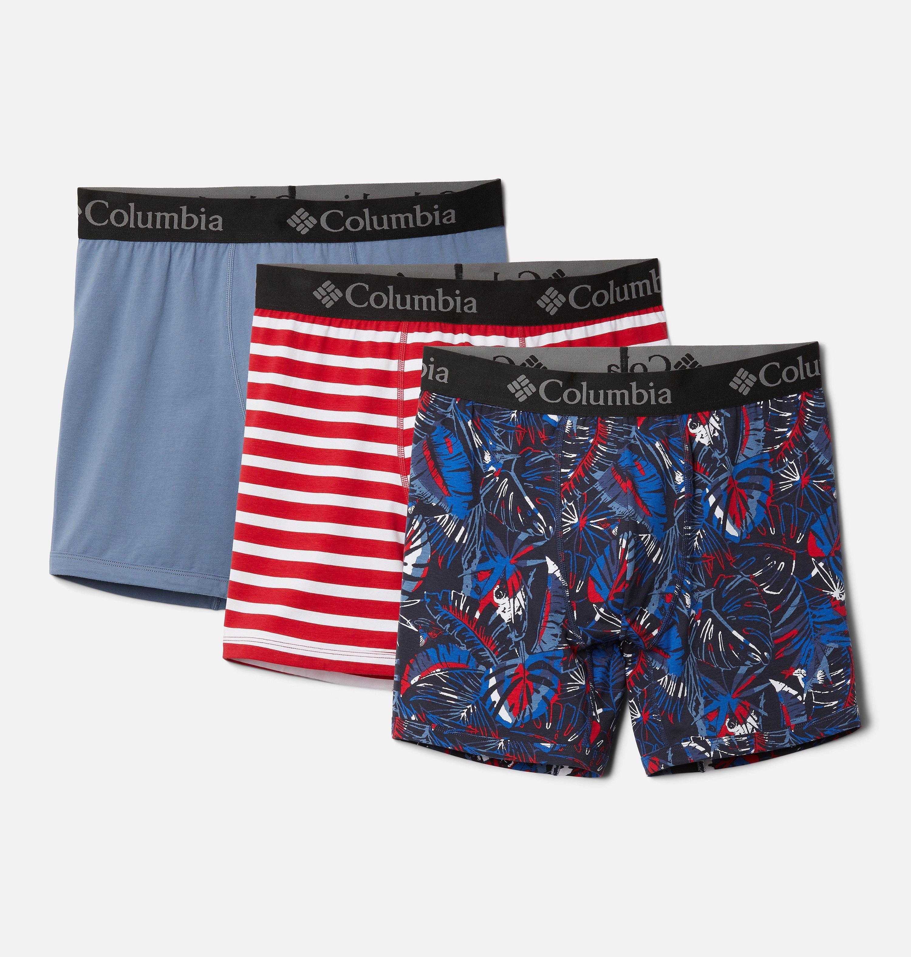 Mens Printed 360 Stretch Boxer Briefs - 3 Pack